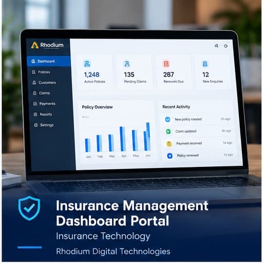 Insurance Management Dashboard Portal