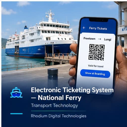 Electronic Ticketing System — National Ferry